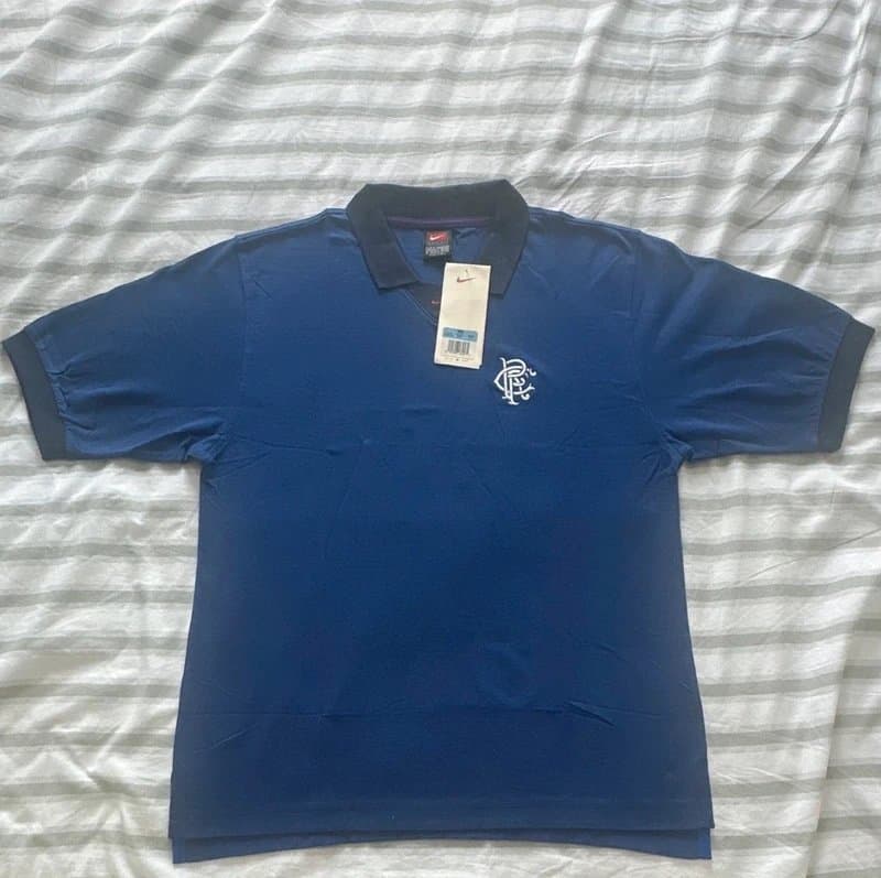 Nike Nike Retro 1997-2002 Rangers FC Shirt Blue Mens Size M Football Bnwt Rrp £100.