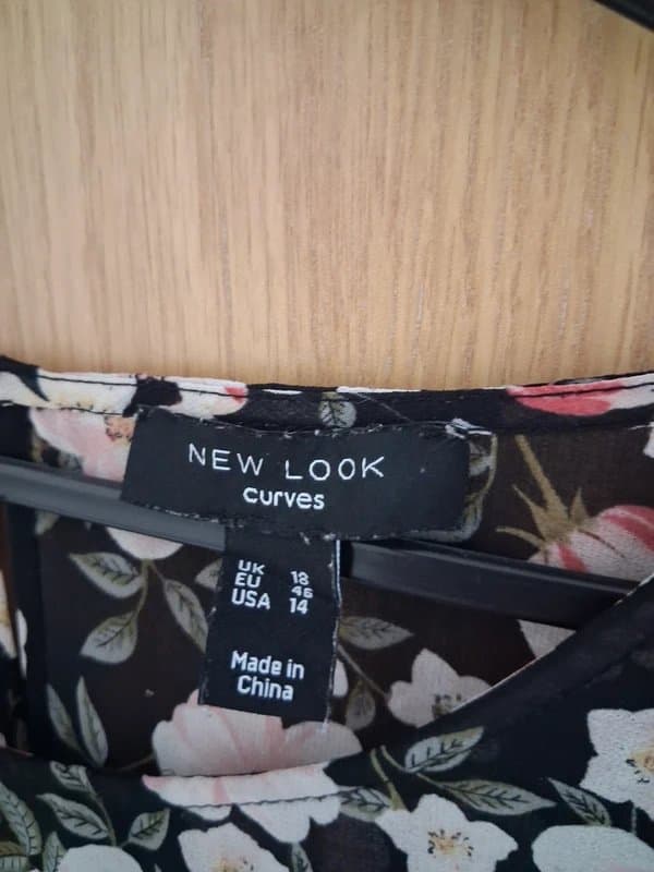 New Look Floral chiffon blouse