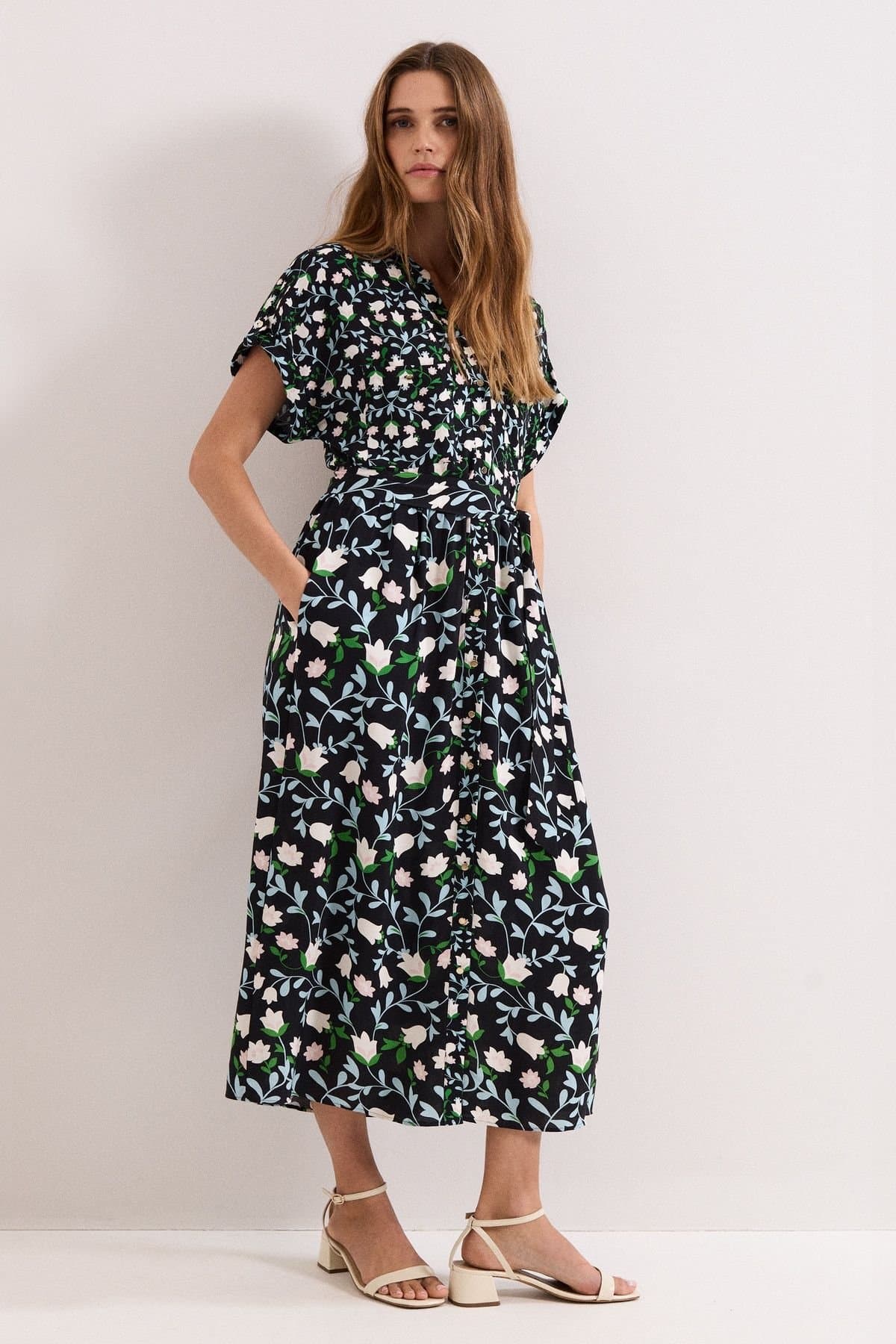 Phase Eight Phase Eight Women's Luisa Floral Dress in Black