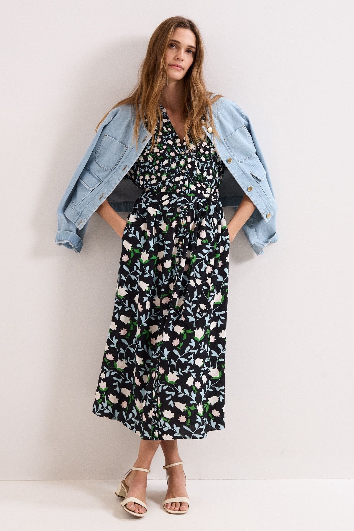 Phase Eight Phase Eight Women's Luisa Floral Dress in Black - 3