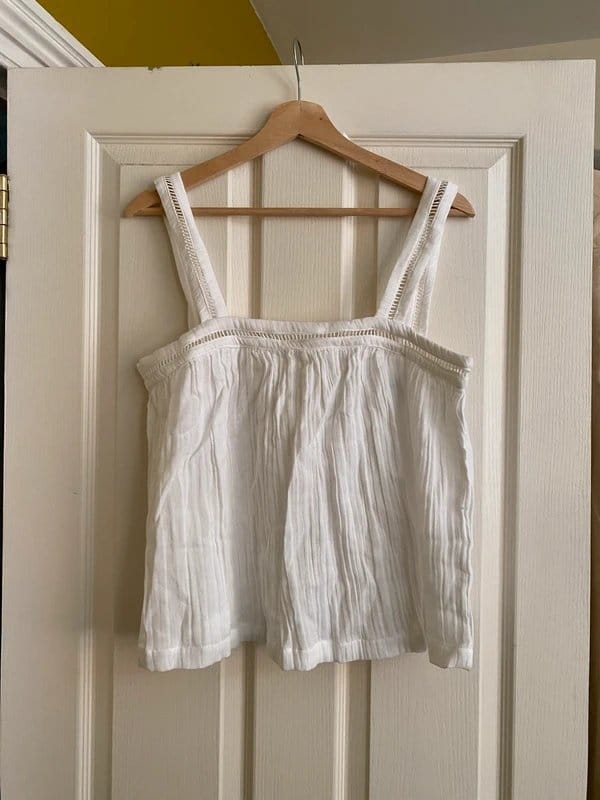 ASOS Design ASOS Design White Lace Trim Cami Top - 1
