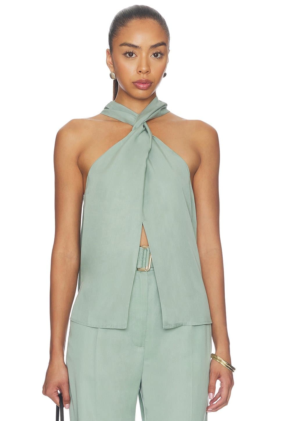 revolve Twist Halter Top