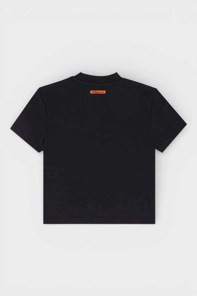 Heron Preston Heron Preston Women's Short Sleeve Logo Tee Black White - 2
