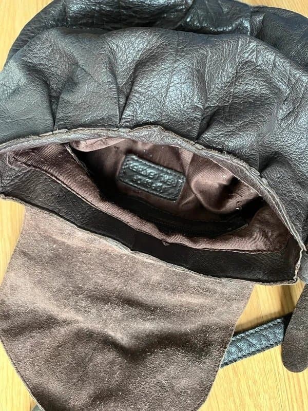 Topshop Topshop soft brown leather cross body bag Y2K