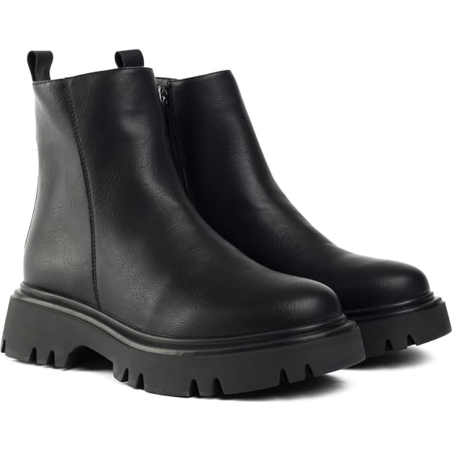 V.GAN V.GAN Women's Cameo Ankle Boots in Black - 2