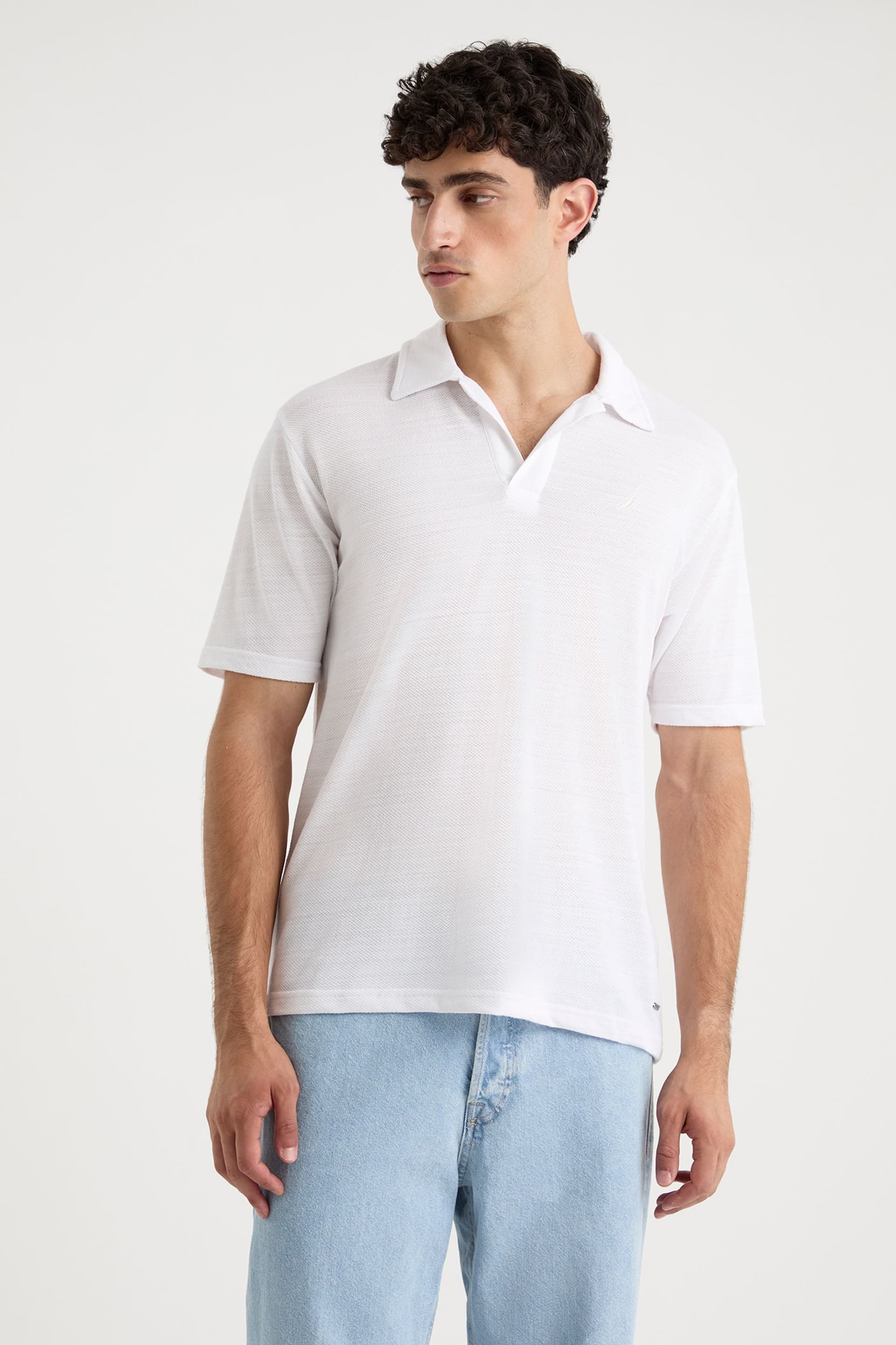 Nautica Nautica Men's Valen Polo Shirt in Off-White