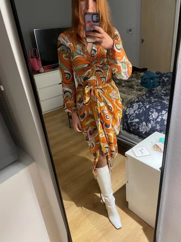 Never Fully Dressed Never Fully dressed long sleeved bodysuit + jaspre skirt