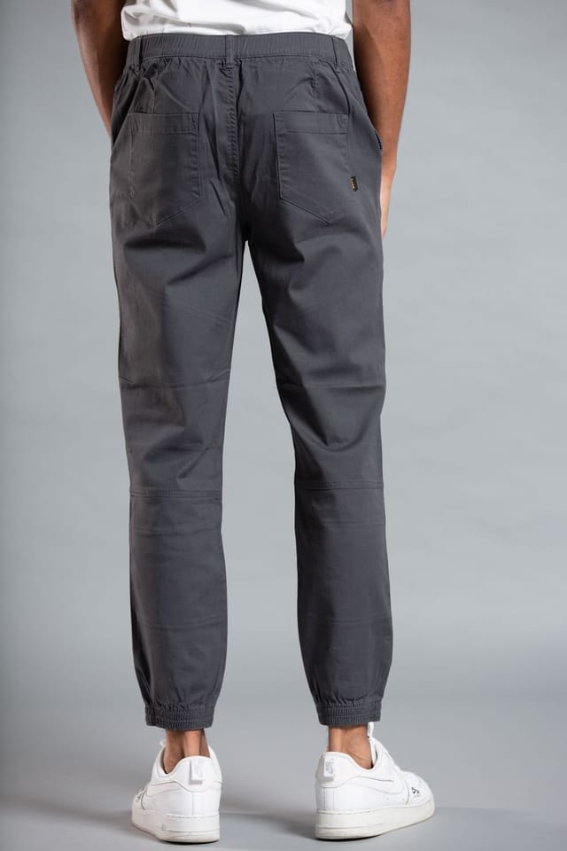 Tokyo Laundry Tokyo Laundry Men's Cuffed Cargo Trouser with Belt in Grey - 2