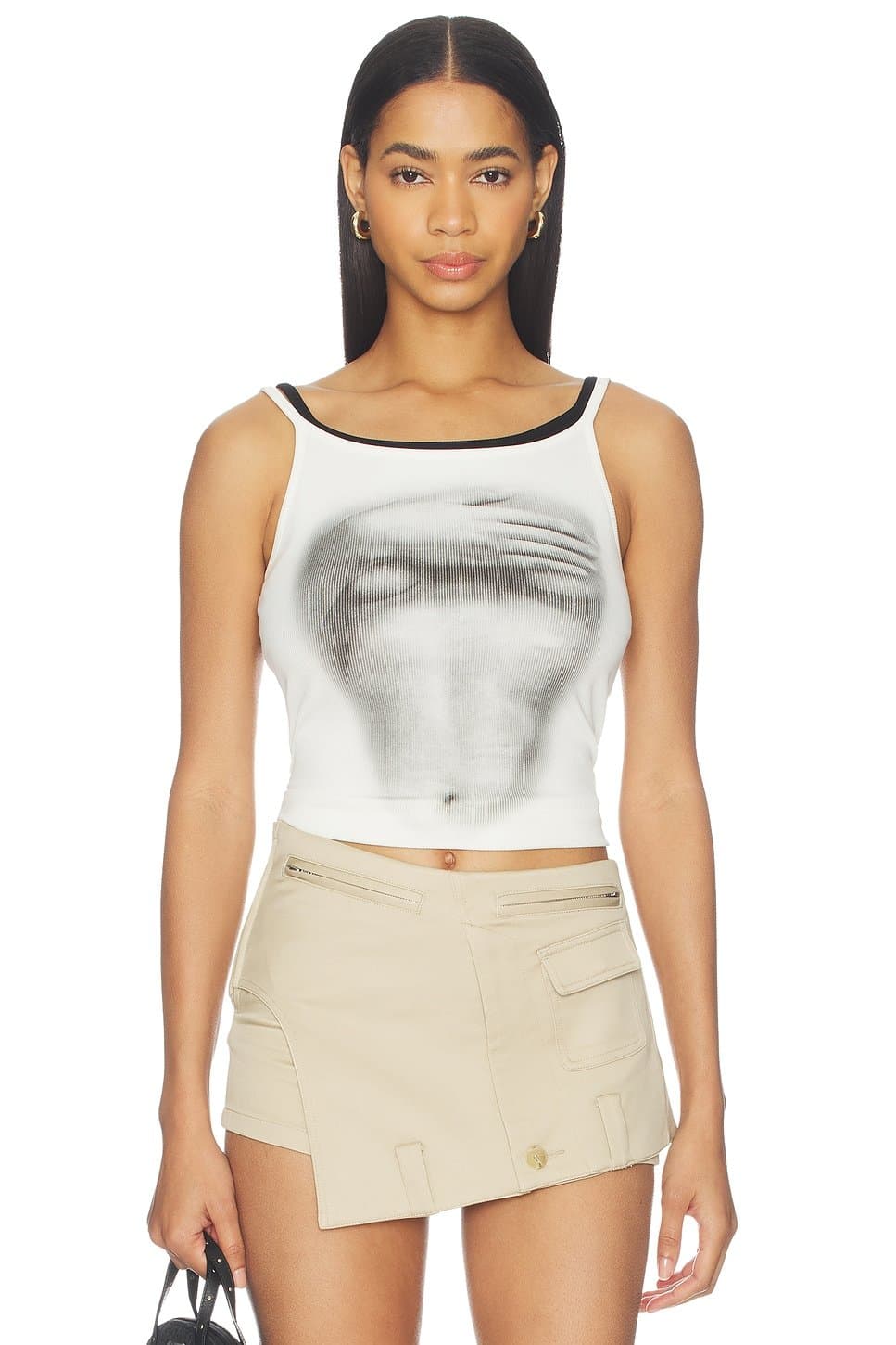 revolve Revolve White Printed Camisole
