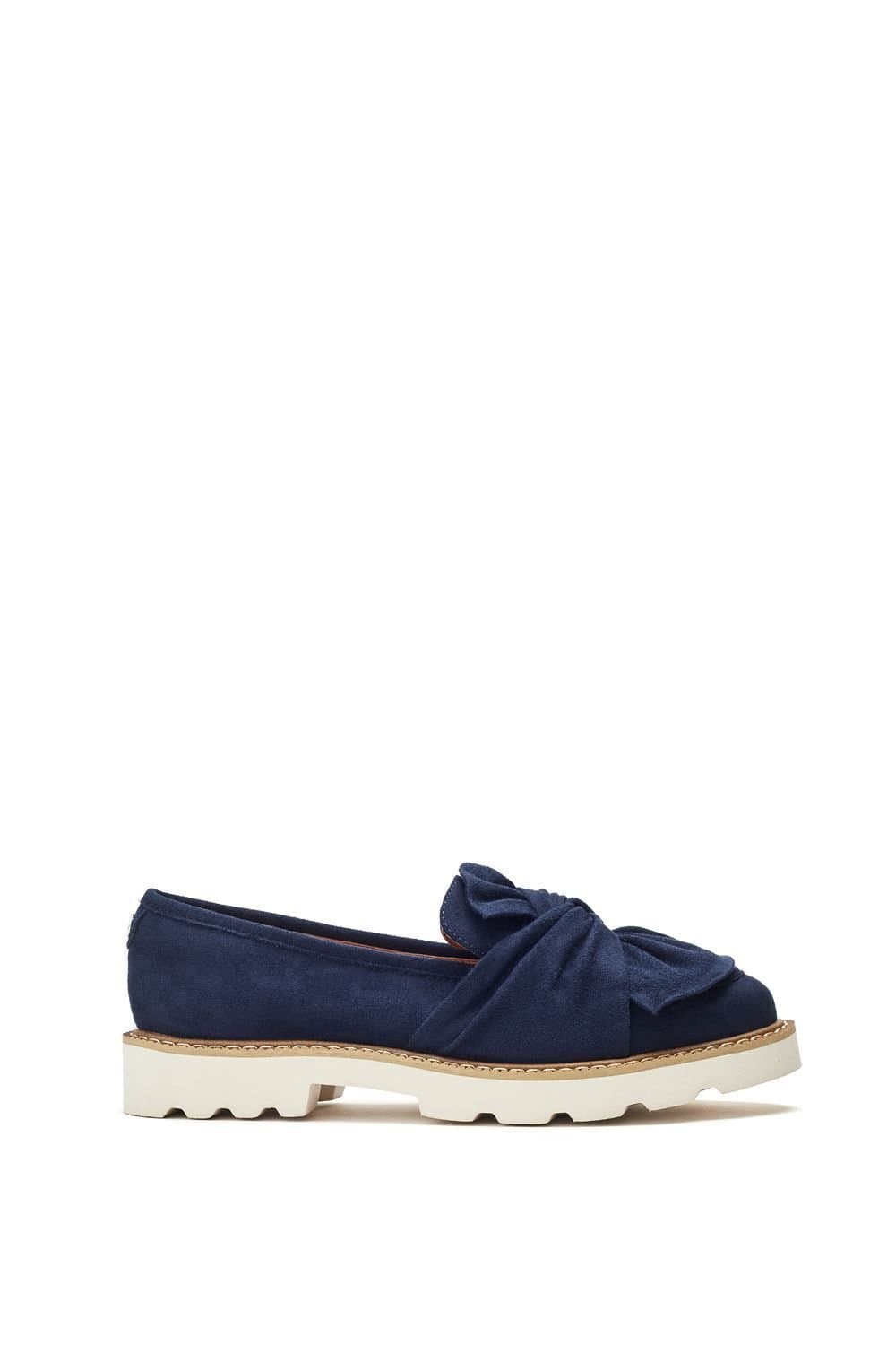Moda in Pelle Moda In Pelle Women's 'Eves' Alcantara Loafers in Navy
