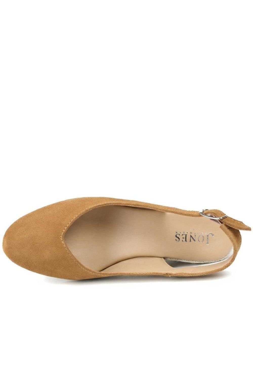 Jones Bootmaker Jones Bootmaker Women's Raisa Leather Buckle Fasten Espadrilles in Tan - 4