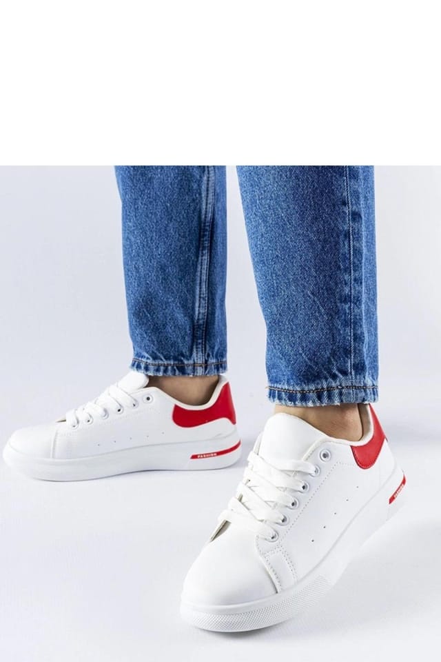 Love Lace Love Lace Women's Sport Sneakers Leland Fabric Lace Up Summer Comfort Ventilated in White - 2