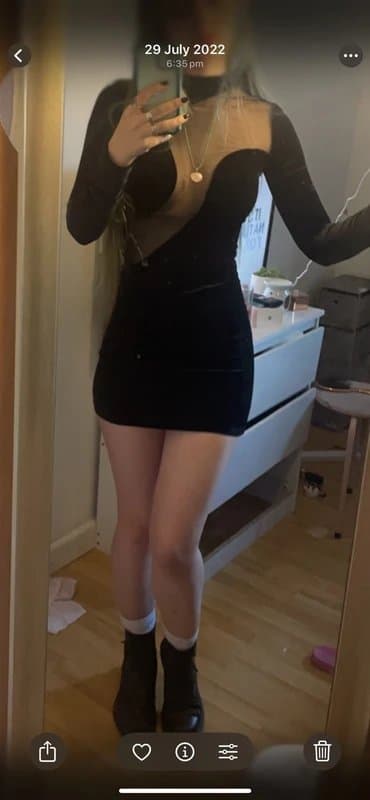 Bershka Berska black dress