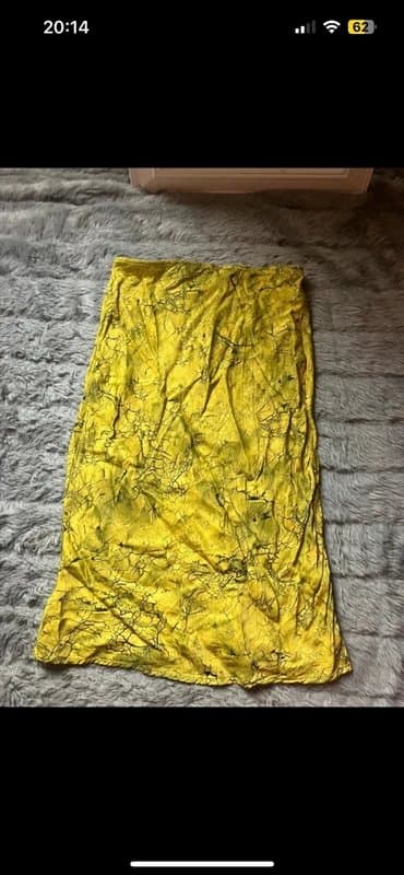 Topshop Topshop green midi skirt xs s