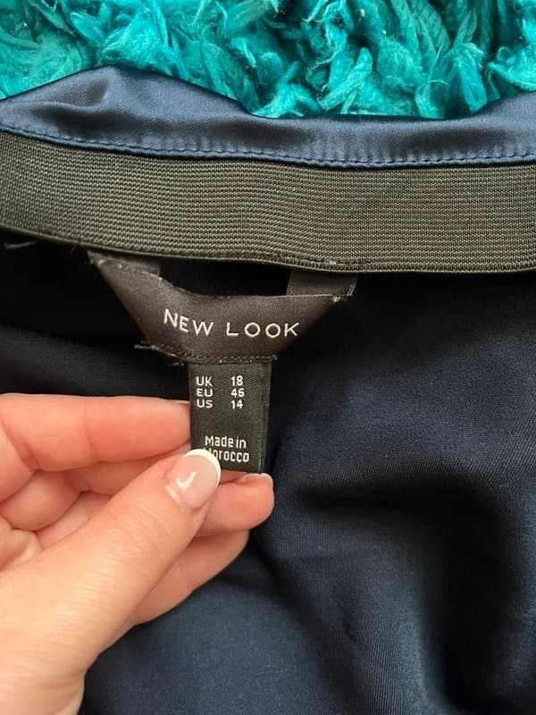 New Look Navy new look satin skirt