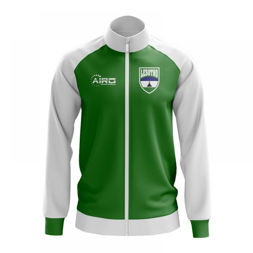 Lesotho Lesotho Men's Concept Football Track Jacket in Green - 3