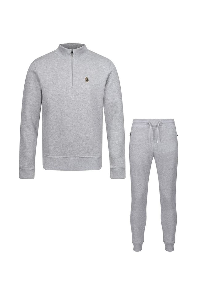 Luke 1977 Luke 1977 Men's Sydney Rome 1000 Tracksuit Set in Mid Grey - 3