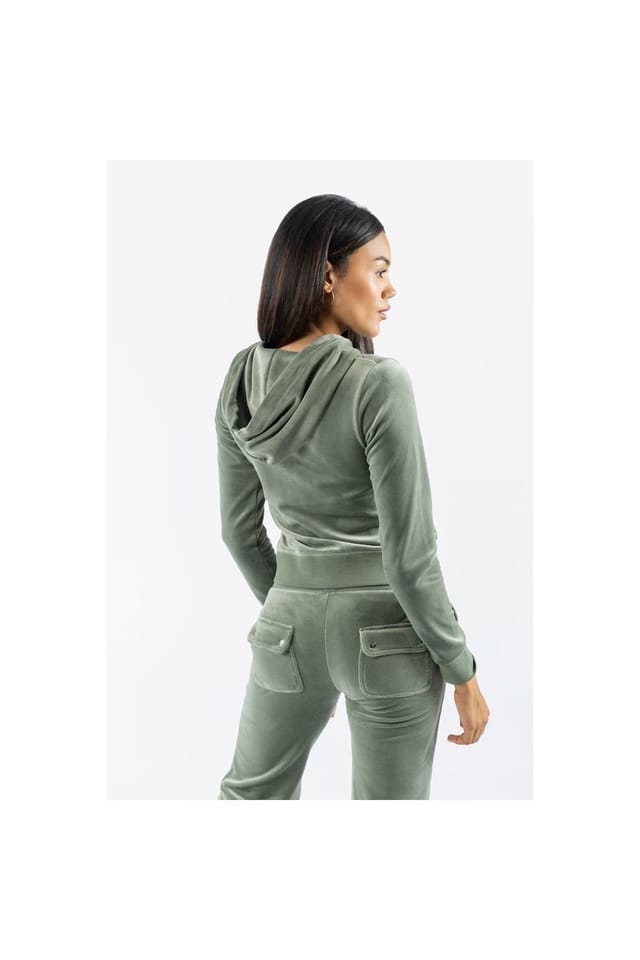 Juicy Couture Juicy Couture Women's Robertson Classic Jacket in Dark Green - 2