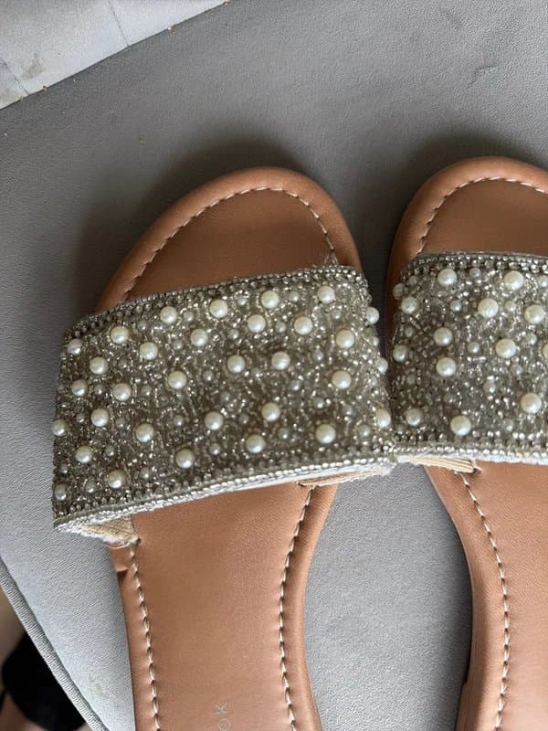 New Look New look embellished slip on sandals size 5
