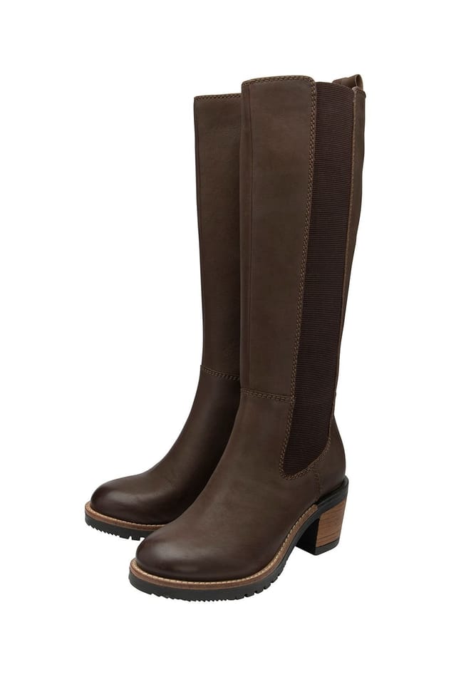 Ravel Ravel Women's 'Forth' Leather Knee-High Boots in Brown - 2