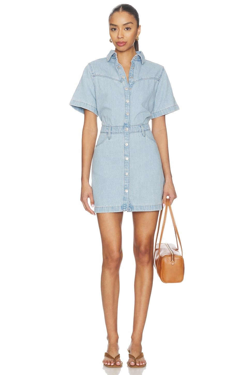 revolve Short Sleeve Logan Western Dress