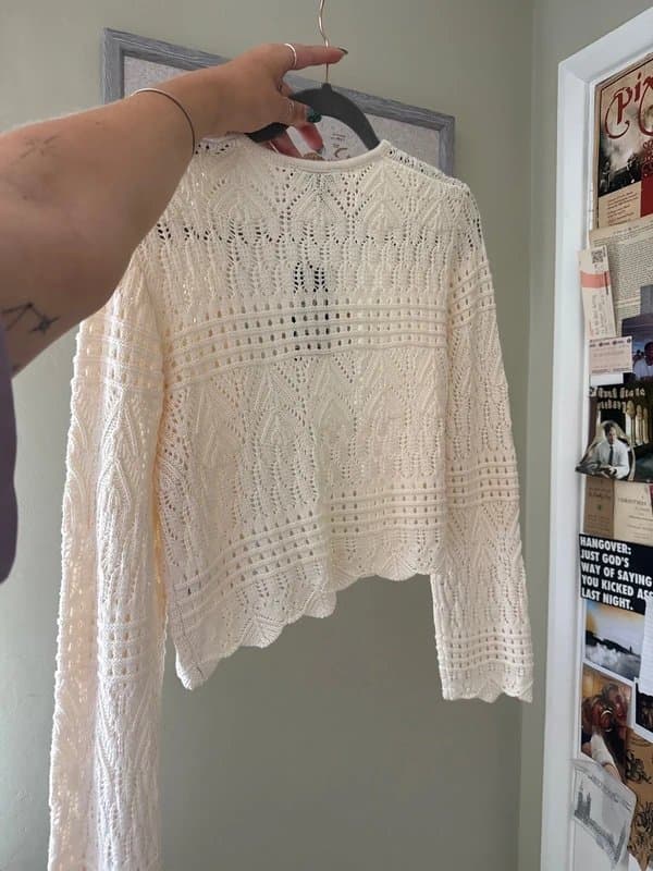 New Look crochet cardigan