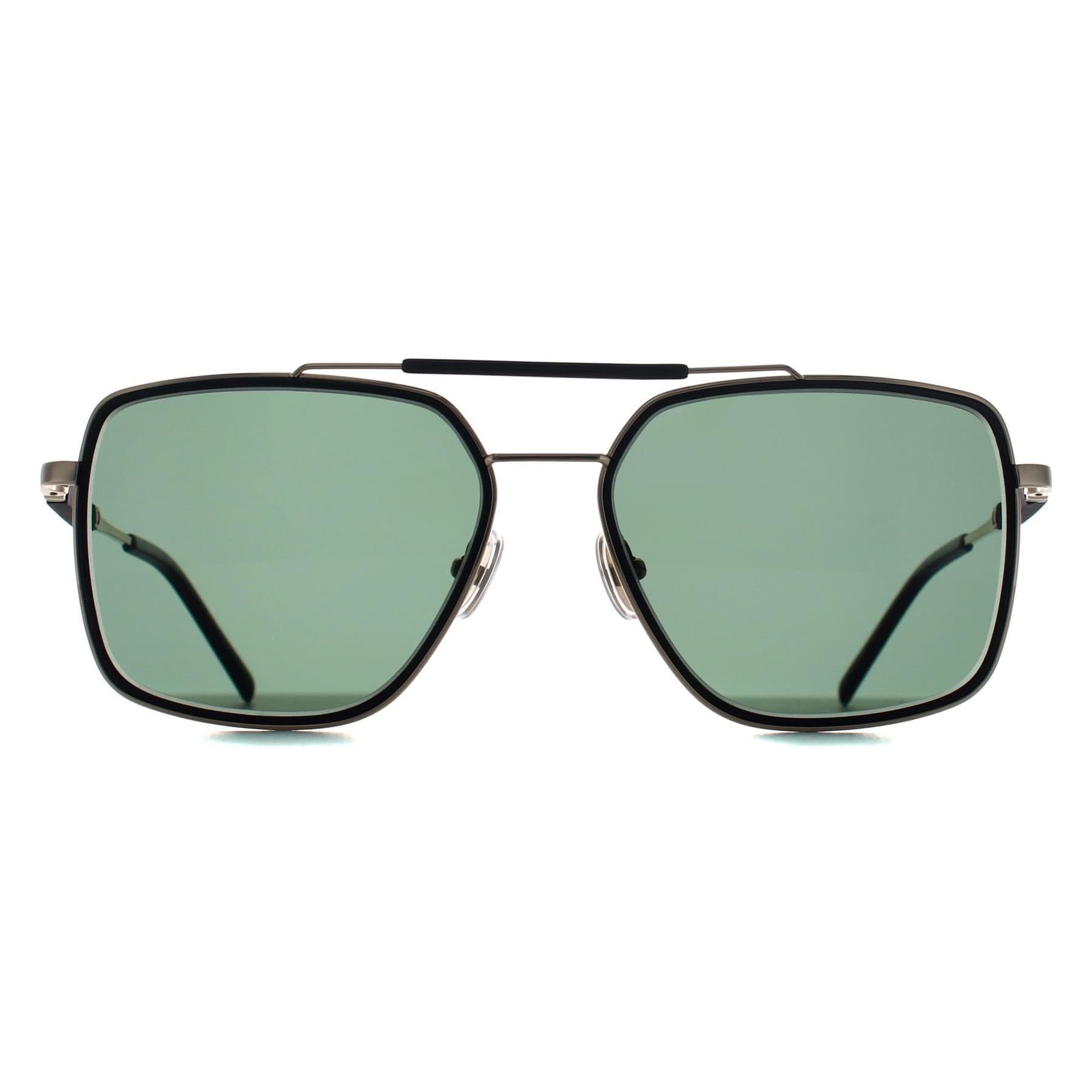 Salvatore Ferragamo Salvatore Ferragamo Men's Square Gold Black Green SF298S