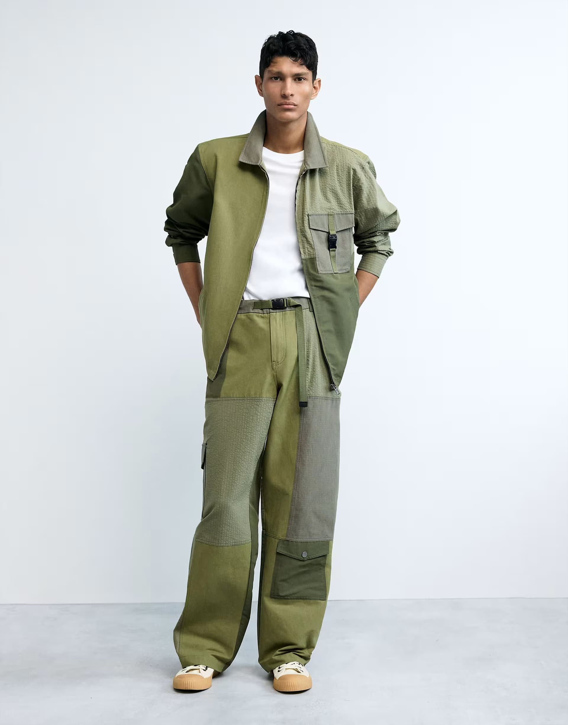 ASOS Desigual Military long pants in green