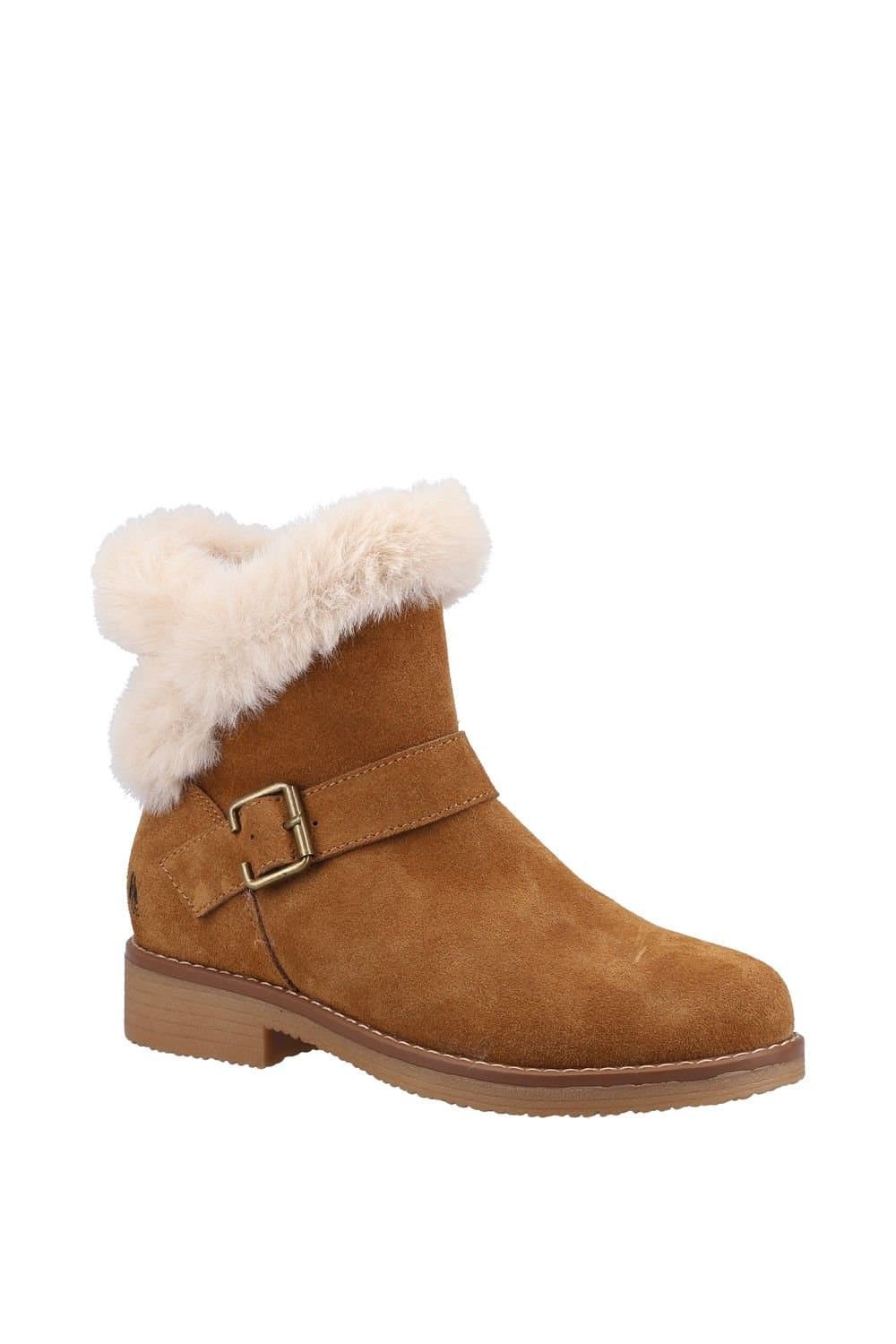Hush Puppies Hush Puppies Women's Hannah Wide Fit Boot in Tan