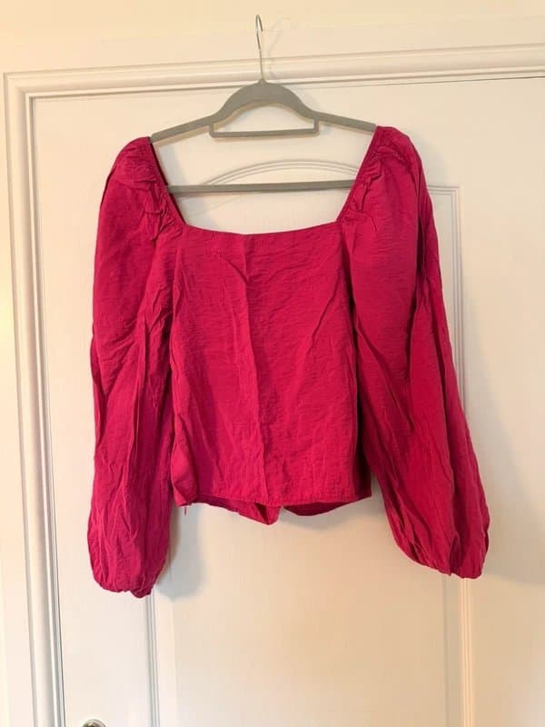 New Look New Look pink ruched top