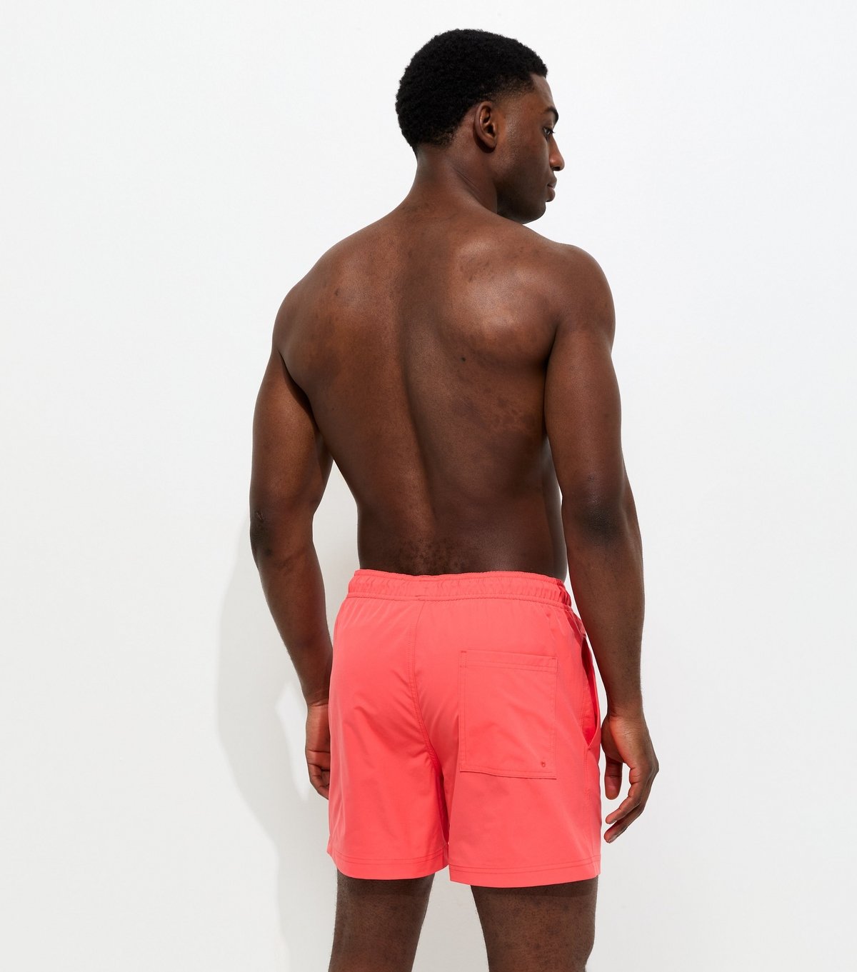 jack & jones Men's Bright Pink Regular Drawstring Swim Shorts Jack & Jones New Look - 4