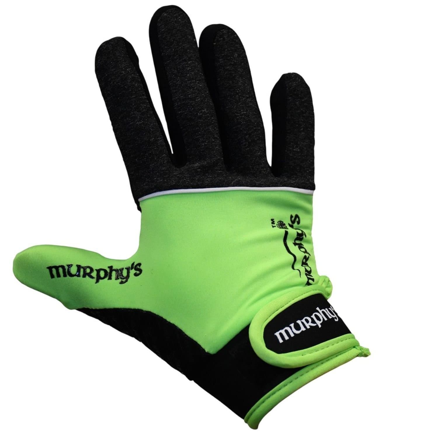 Murphys Murphys Men's V2 Gaelic Gloves in Bright Green