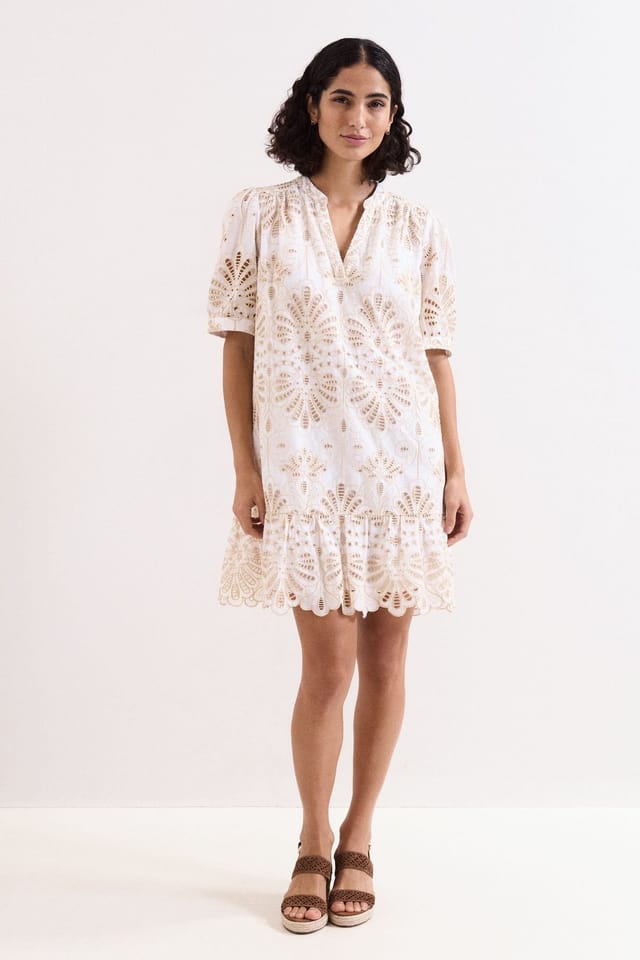 Phase Eight Phase Eight Women's Liliana Mini Dress in White - 2