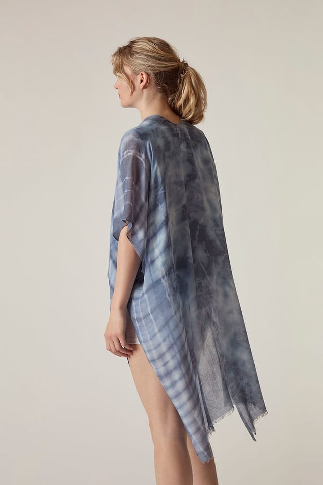 James Lakeland James Lakeland Women's Blue Boho Tie-Dye Kaftan - 2