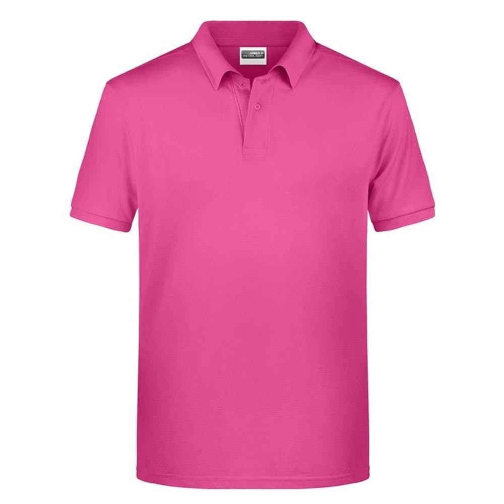 James and Nicholson James and Nicholson Men's Basic Polo Shirt in Pink