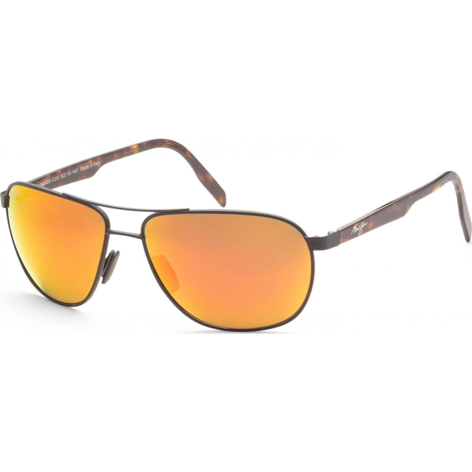 Maui Jim Maui Jim Men's MJ0728S-004 Castles Aviator/Navigator Sunglasses in Black
