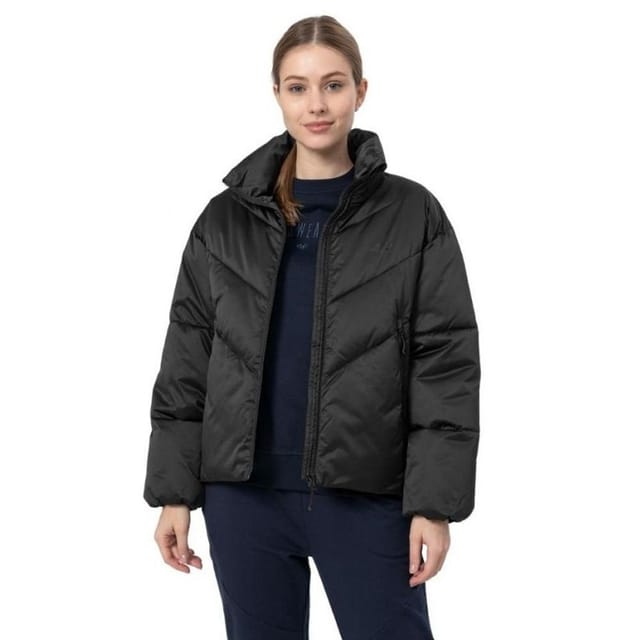 4F 4F Women's H4Z22 Quilted Jacket in Black - 3