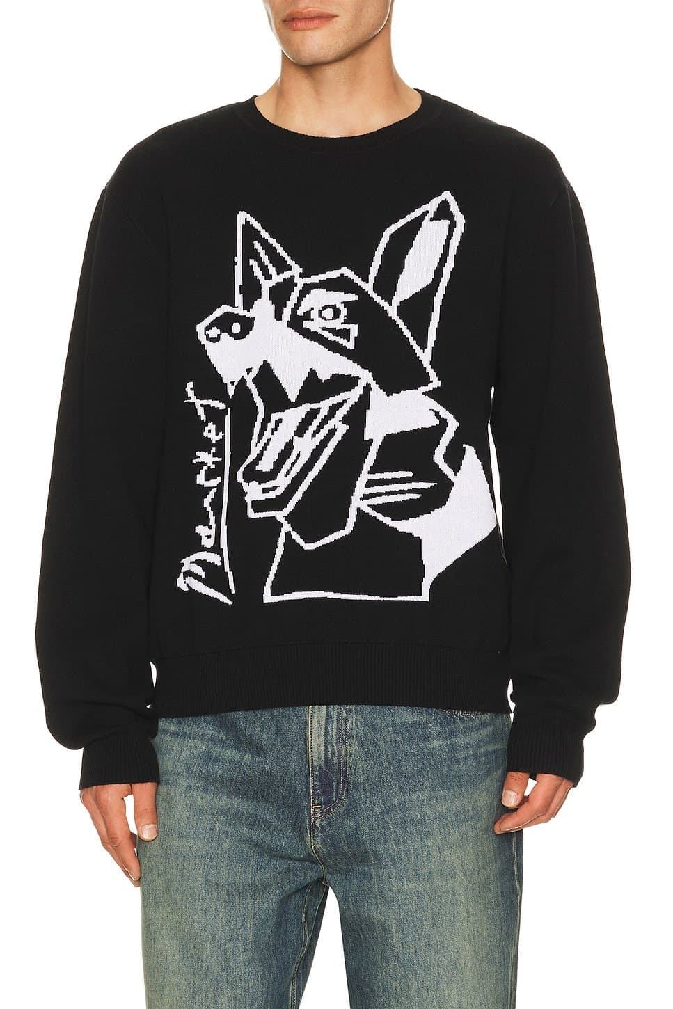revolve Cubism Beware Knit Sweater