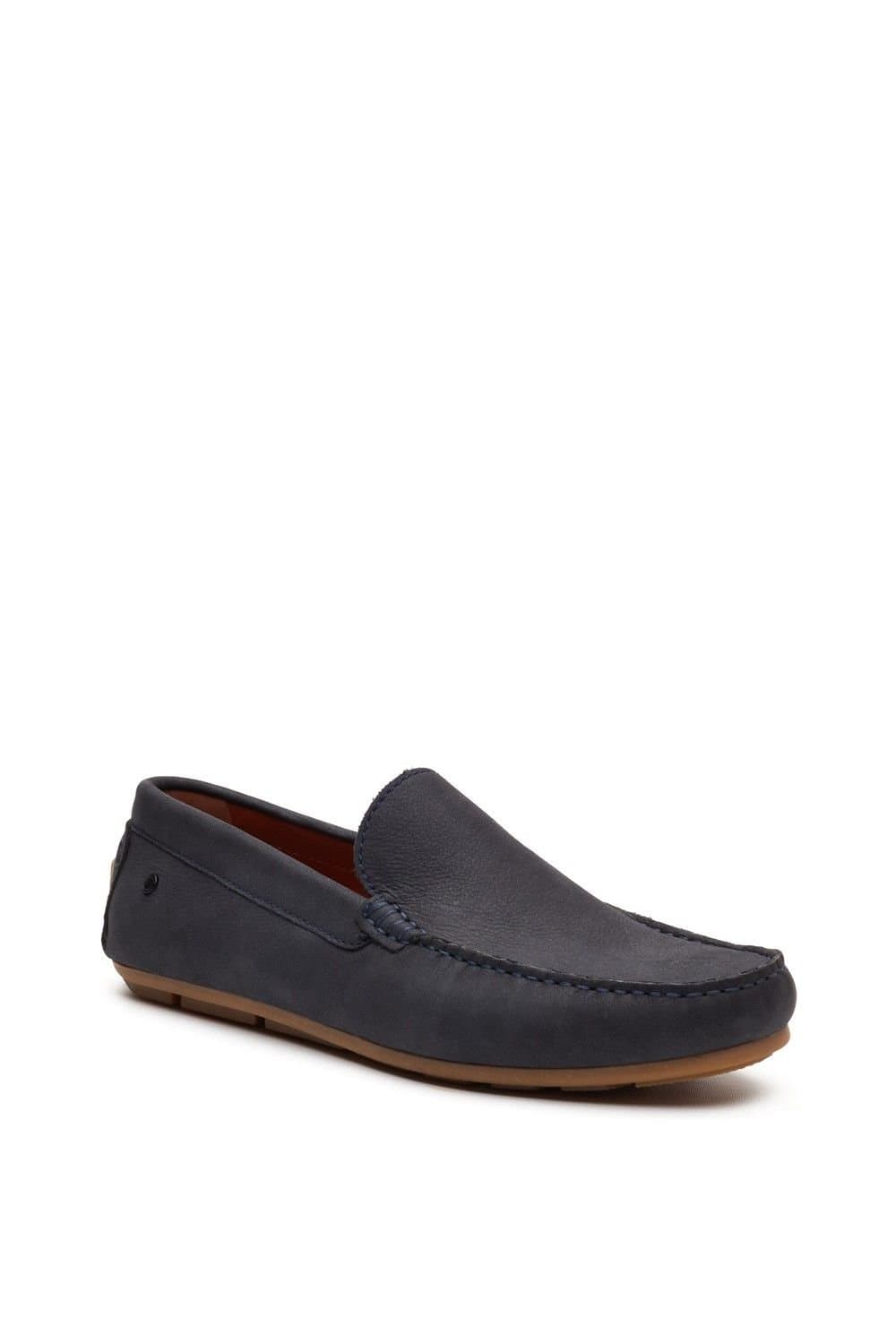Base London Base London Men's Moss Driver Moccasin in Navy