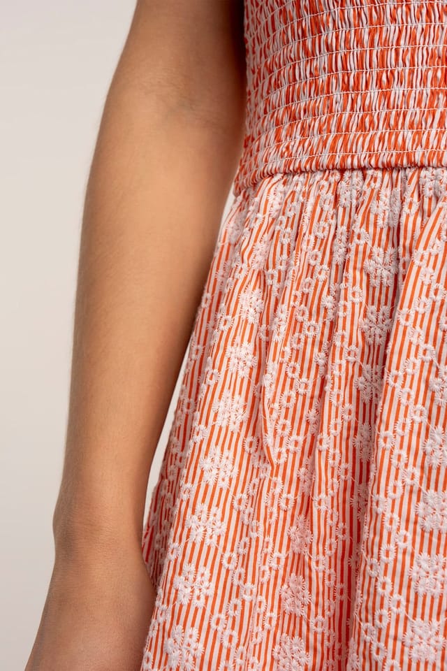Brakeburn Brakeburn Women's FOSSIL DRESS in Coral - 3
