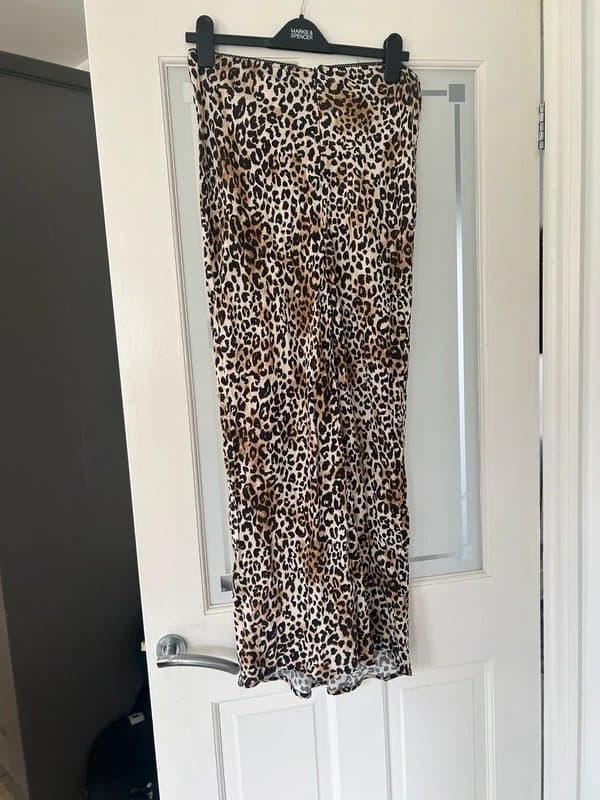 Bershka Flattering Silk Skirt