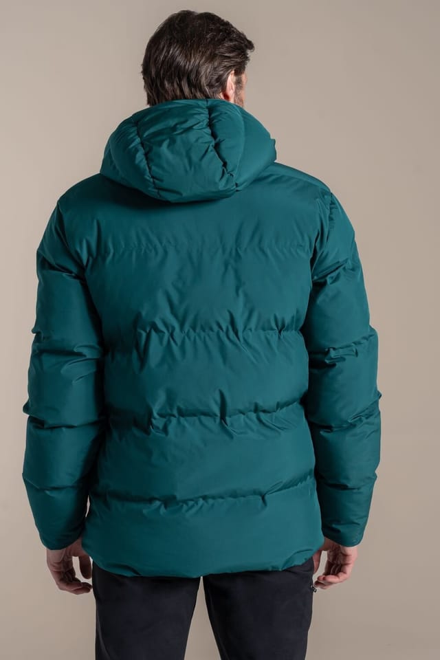Craghoppers Craghoppers Men's Mardale Hooded Baffled Waterproof Jacket in Dark Green - 2