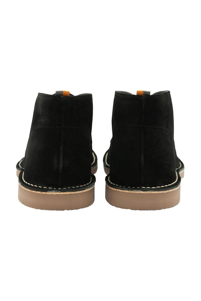Frank Wright Frank Wright Men's Suede 'Edwin' Desert Boots in Black - 3