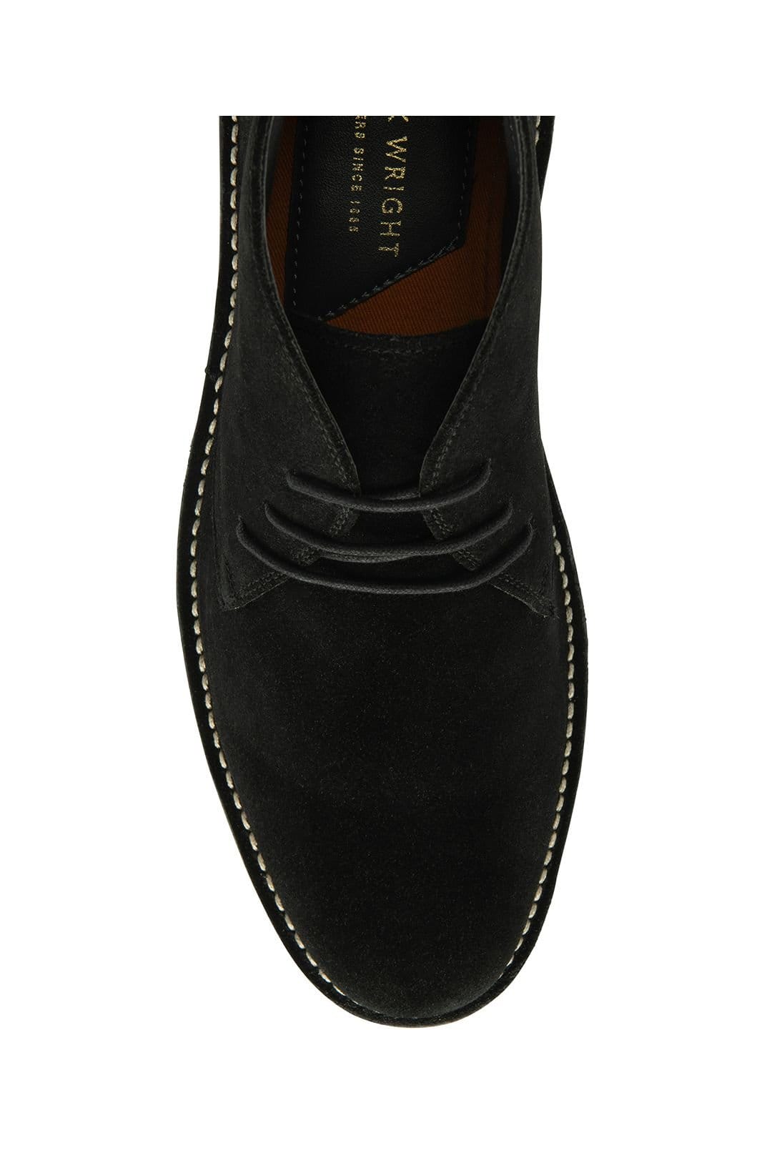 Frank Wright Frank Wright Men's Suede 'Edwin' Desert Boots in Black - 4