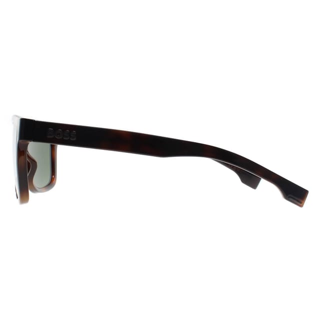 Hugo Boss Hugo Boss Men's Rectangle Dark Havana Green BOSS 1647/S in Brown - 3