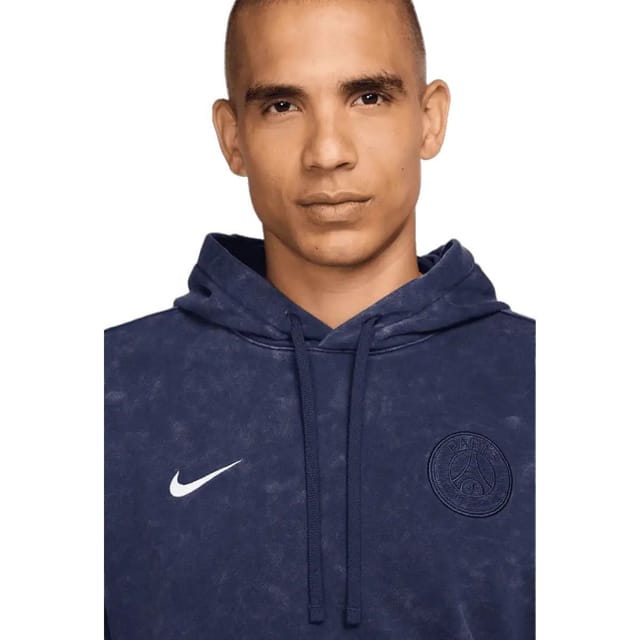 Nike Nike Men's Paris Saint Germain FC Hoodie in Navy - 3