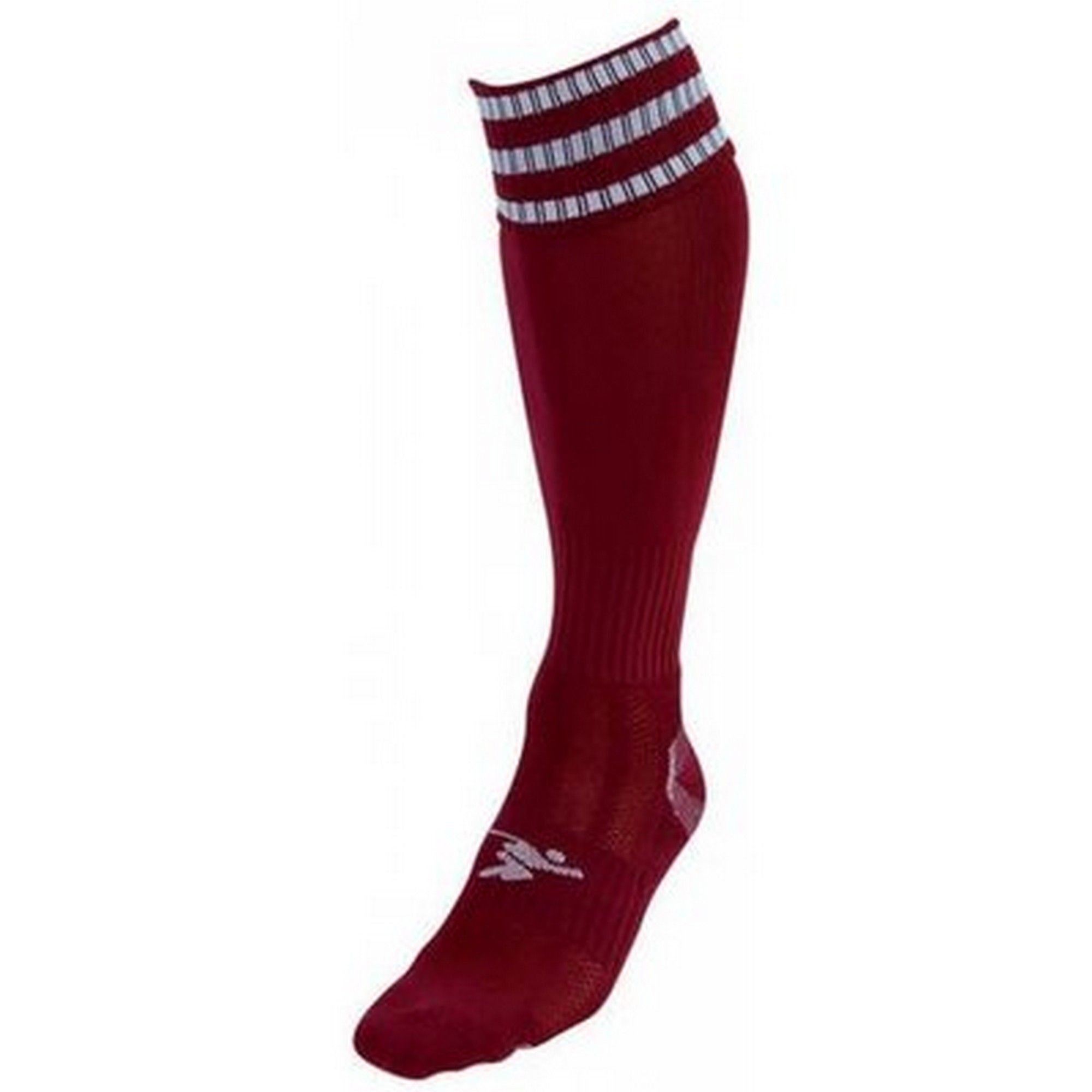 Precision Precision Men's 3 Stripe Pro Football Socks in Maroon - 1