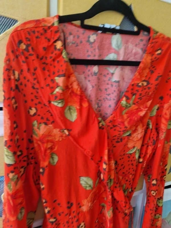 Never Fully Dressed Never fully dressed women's Rosie Long Sleeve Wrap Top size 20