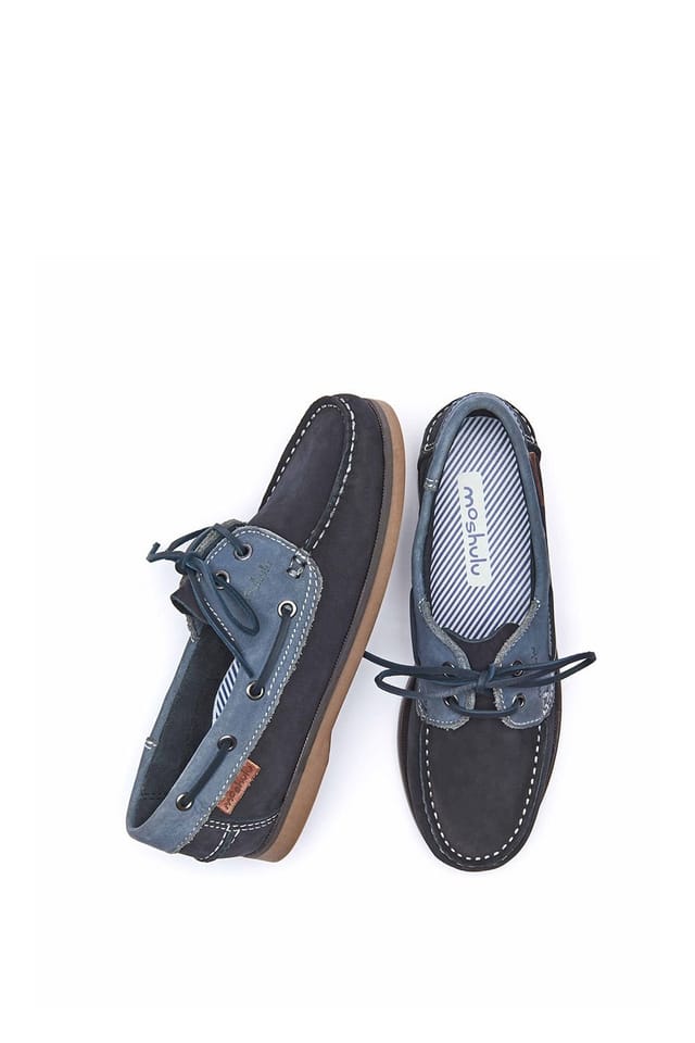Moshulu Moshulu Women's 'Salcombe 3' Boat Shoes in Dark Navy - 2