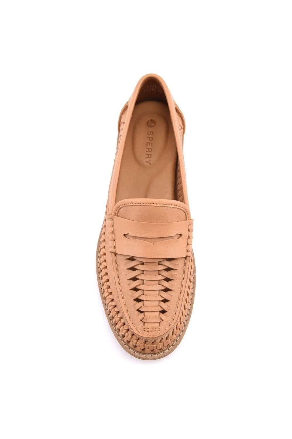 Sperry Sperry Women's Woven Seaport Penny Mocassin in Tan - 4